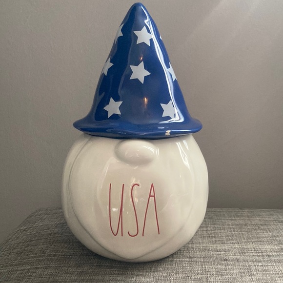 Rae Dunn,  patriotic gnome, 12 inches, - Picture 1 of 5